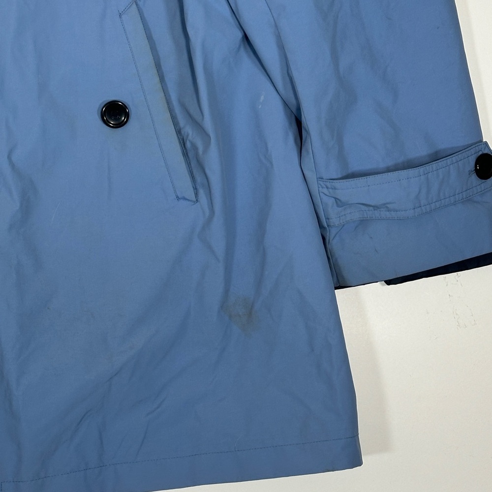 Disney Worldwide Unisex Cast Member Blue Trench Jacket Size XL Employee Coat - Picture 6 of 16